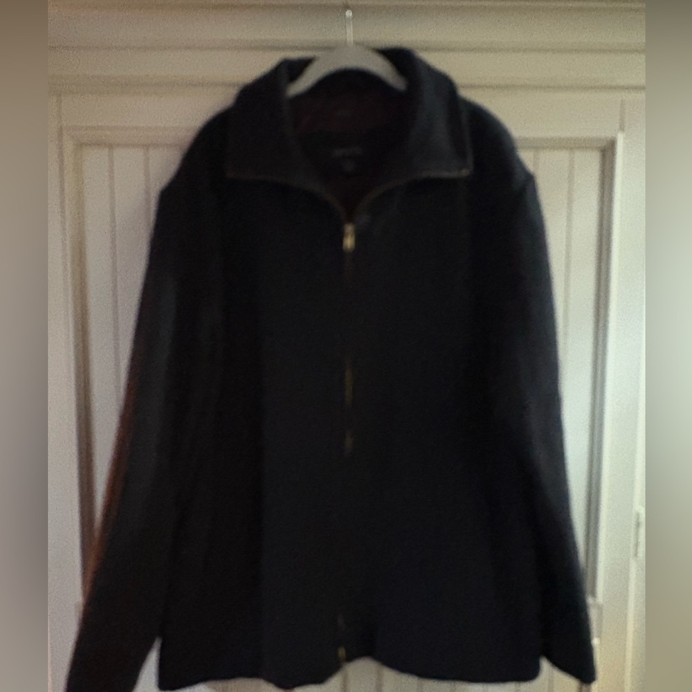 Claiborne Black Zip-Up Jacket Casual Style